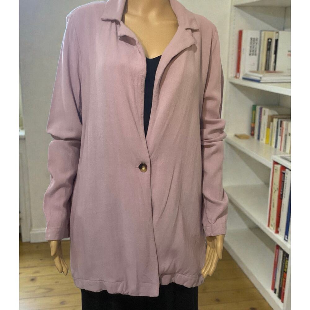 Show Me Your MuMu lavender/lilac single button closure blazer size L